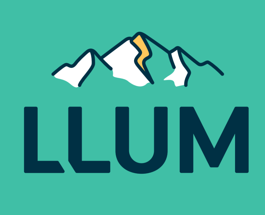 Logo de LLUM, fournisseur local d'énergie verte partenaire de La Laveuse